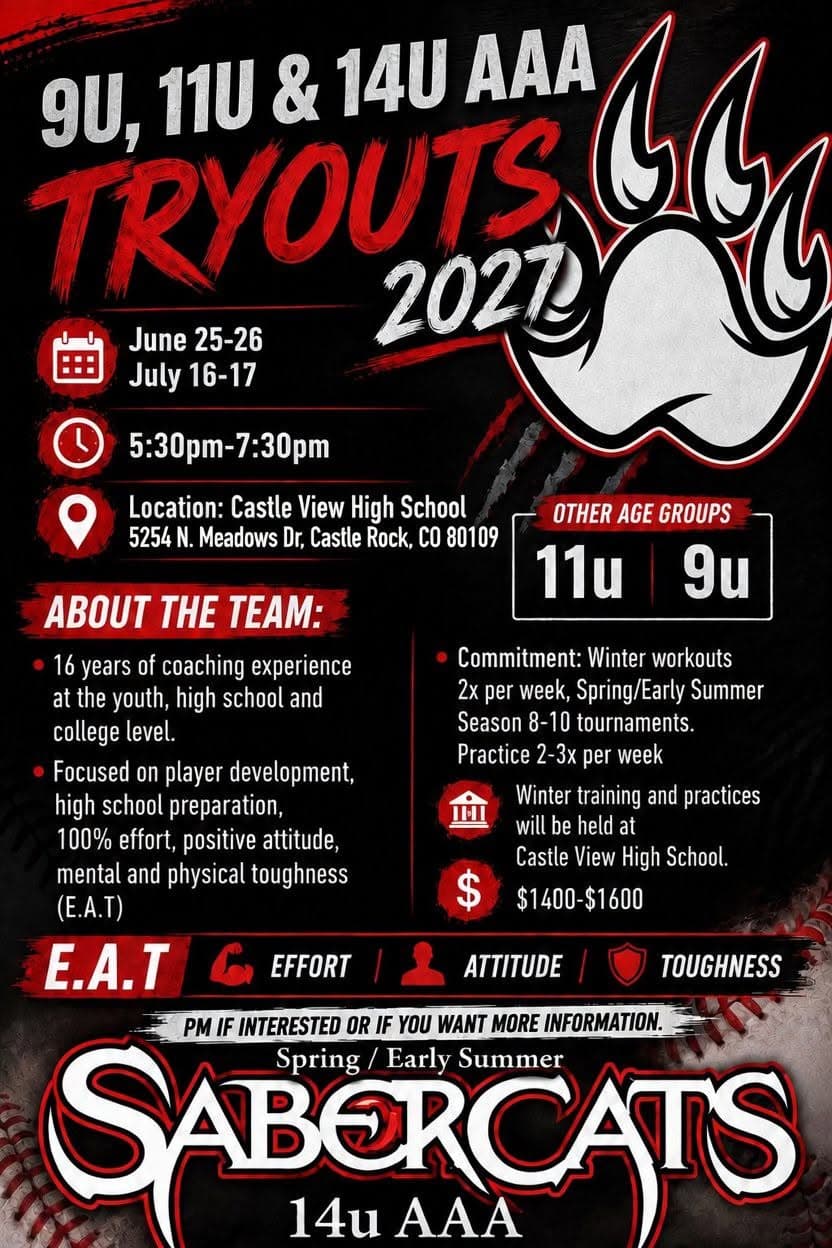Tryout flyer