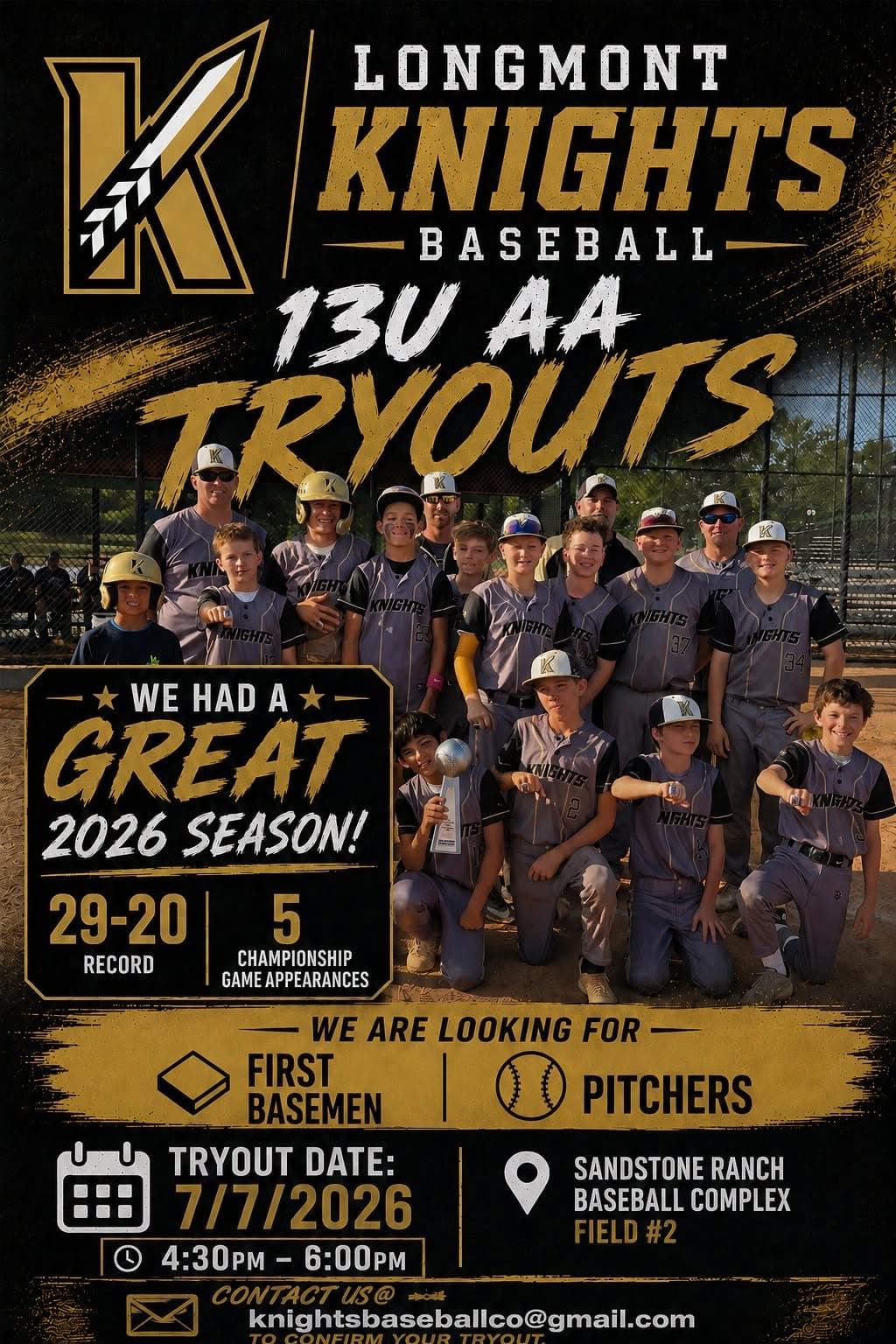 Tryout flyer