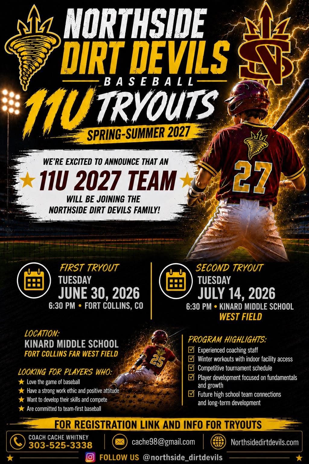 Tryout flyer