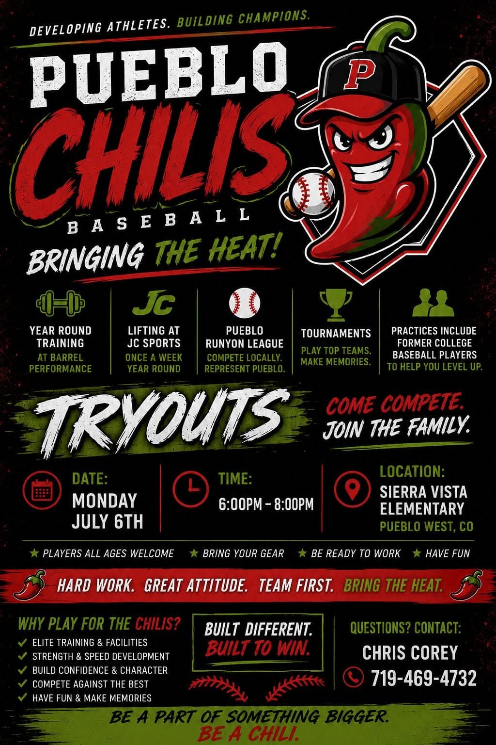 Tryout flyer