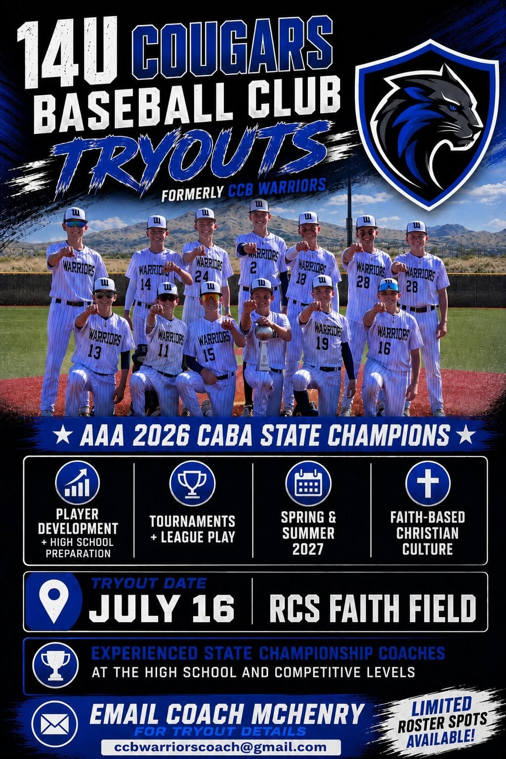 Tryout flyer